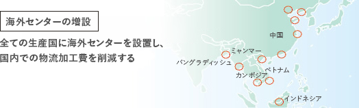 海外センターの増設